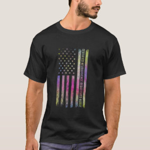 T-shirt Drapeau USA CNRN Infirmière Certifiée en Neuroscie