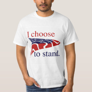 T-shirt Drapeau USA que je choisis de tenir