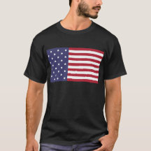 T-Shirt Drapeau USA - Tee Patriotique American Pri