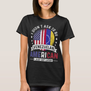 T-shirt Drapeau vénézuélien américain Fierté vénézuélienne