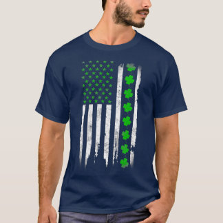 T-shirt Drapeau vert Jour de la Saint Patrick IRLANDE