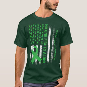 T-shirt Drapeau vert - Sensibilisation à la santé mentale 