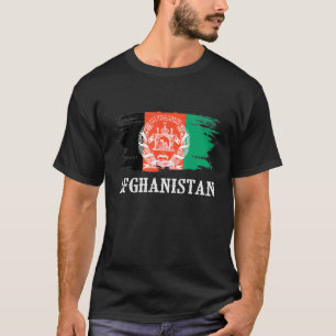 T-shirt Drapeau vintage Afghanistan J'aime Afghanistan