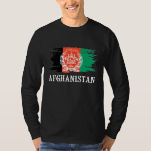 T-shirt Drapeau vintage Afghanistan J'aime Afghanistan