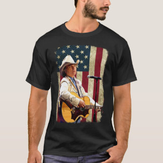T-shirt Drapeau vintage américain Dwight Yoakam Legend.png