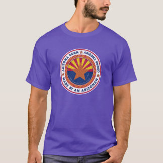 T-shirt Drapeau Vintage Arizona Arizona Né