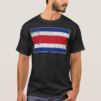 T-shirt Drapeau vintage Costa Rica Costa Rica Tico
