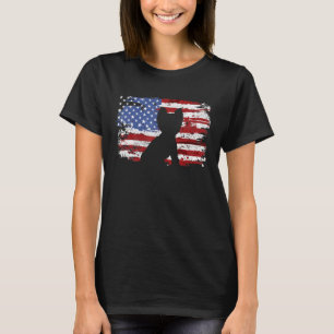 T-shirt Drapeau Vintage de Yorkshire Terrier