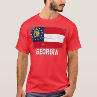 T-shirt Drapeau Vintage des États-Unis