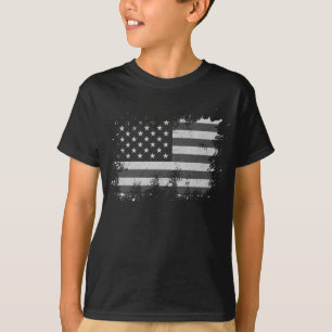 T-shirt Drapeau vintage des États-Unis déprimé 4 juillet p