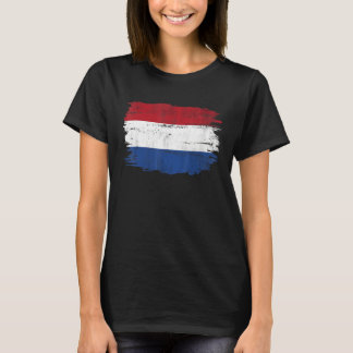 T-shirt Drapeau vintage des Pays-Bas pour les Néerlandais 
