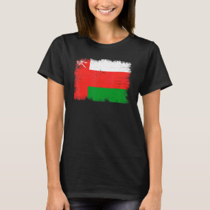 T-shirt Drapeau vintage d'Oman Jour de l'indépendance oman