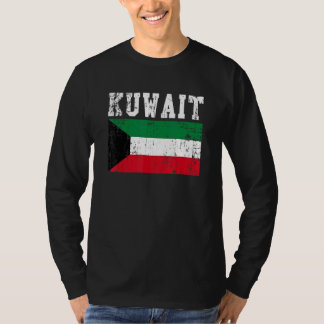 T-shirt Drapeau Vintage du Koweït rétros
