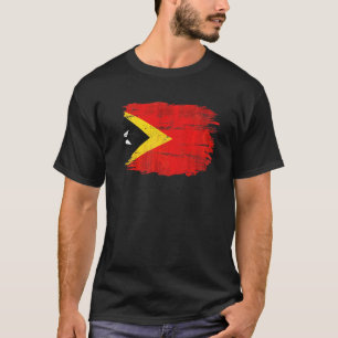 T-shirt Drapeau vintage du Timor-Leste