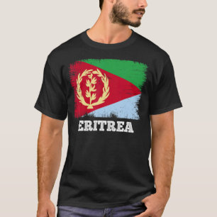 T-shirt Drapeau vintage Érythrée Pays Drapeau rétro Érythr