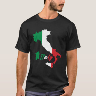 T-shirt Drapeau Vintage italien Italie Fierté Hommes Femme