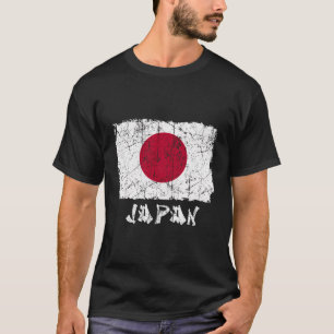 T-shirt Drapeau vintage Japon déstabilisé Pr National Japo