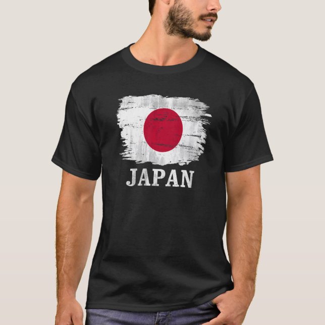 T-shirt Drapeau vintage japonais (Devant)