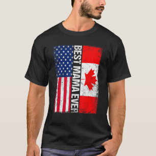 T-shirt Drapeau vintage Meilleure maman jamais femmes Rétr