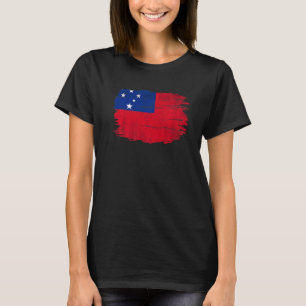 T-shirt Drapeau Vintage Samoa pour samoan