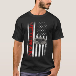 T-shirt Drapeau vintage US Parachutiste Division aéroporté