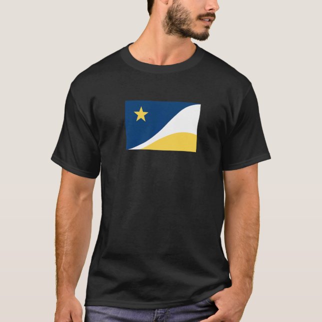 T-shirt Drapeau Yorba Linda Californie (Devant)