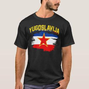 T-shirt Drapeau Yougoslavie SFRJ Tito Jugo Serbie Croatie