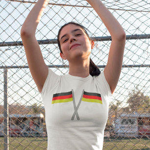 T-shirt drapeaux Allemagne
