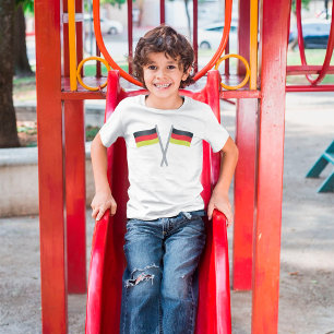 T-shirt drapeaux Allemagne