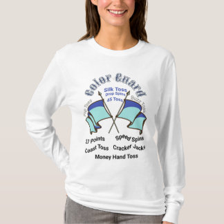 T-shirt Drapeaux Color Guard avec différents mouvements