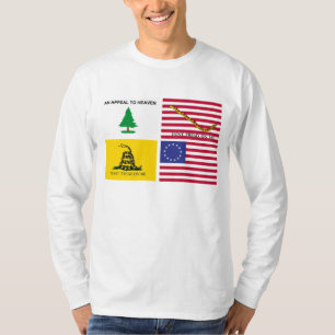 T-shirt Drapeaux de la révolution américaine