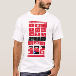T-shirt Drapeaux de la révolution philippine