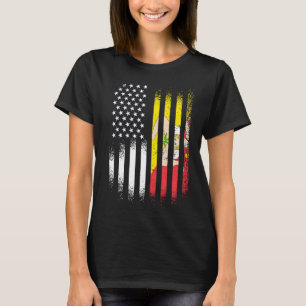 T-shirt Drapeaux de pays USA cultivés par des patriotes si