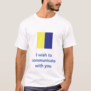 T-shirt Drapeaux de signal maritimes internationaux
