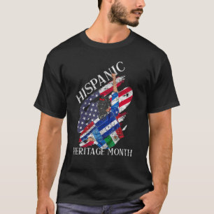 T-shirt Drapeaux des pays latino-américains Drapeau Hérita