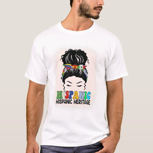 T-shirt Drapeaux du mois du patrimoine (Devant)