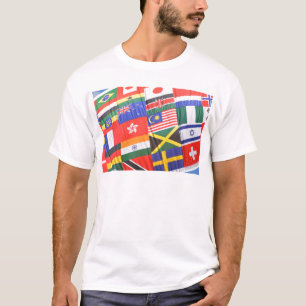 T-shirt Drapeaux du monde