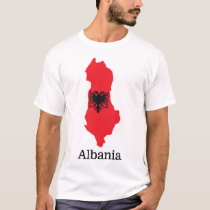 T-shirt Drapeaux et pays Albanie