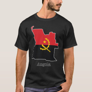 T-shirt Drapeaux et pays Angola