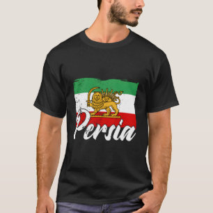 T-shirt Drapeaux Perse Ancien Iran Asie Farsi Iran Art