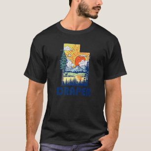 T-shirt Draper Utah Nature State Pride Montagnes Retro