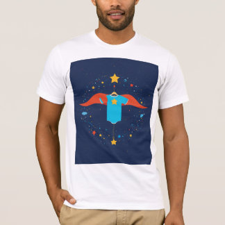 T-shirt "Dream Big : Minimalist Baby Mobile avec Superhero