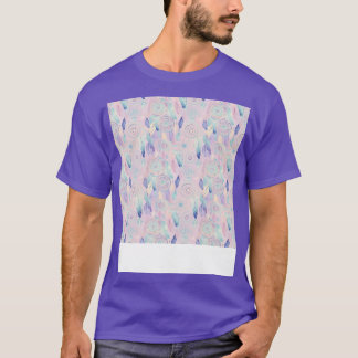 T-shirt Dream Catcher Motif sans couture Bohemian Hippie E