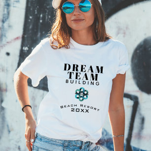 T-shirt Dream Team Building Company Logo Employé