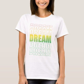 T-shirt Dream Typography – Gradient Aesthetic Motivational