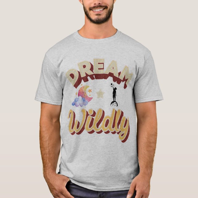T-shirt Dream Willy Esthétique Retro Moon & Stars (Devant)