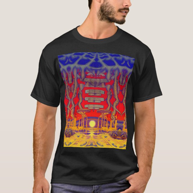 T-shirt Dreamland psychédélique (Devant)