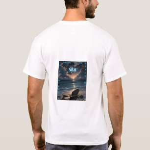 T-shirt Dreams on the Sea - Sunset Beach Back Imprimer Hom