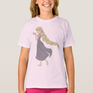 T-shirt Dreamy Rapunzel en fleurs