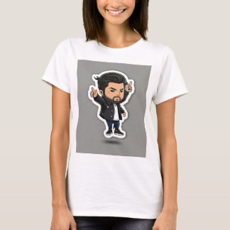 T-shirt Dreamy Watercolor avec Whimsical Ban Bloc